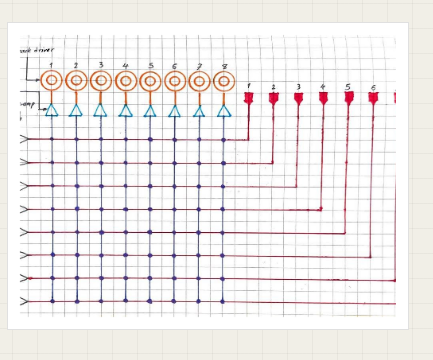 Concept drawing of the Misfit Harp matrix mixer